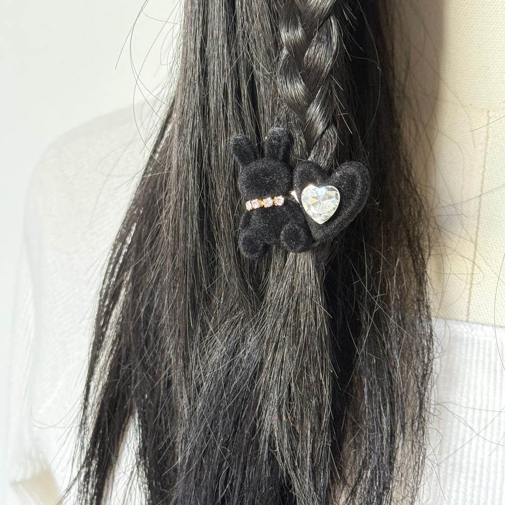 Image of Crystal Bunny Clips