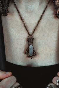 Image 4 of Quartz in Hand copper necklace