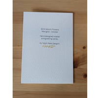 Image 3 of October birth month flower card