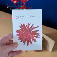 Image 2 of November birth month flower card