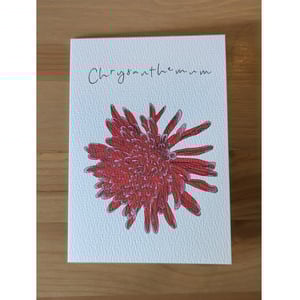 Image of November birth month flower card