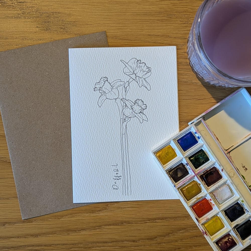 Image of Paint your own Daffodil