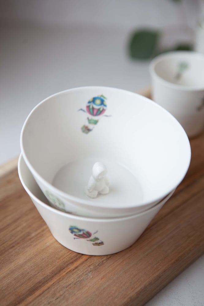 Image of Skål med verdensborger