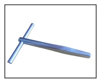 Image 2 of Door Slam Lock internal both right or left 8mm sq hole for Lever or Tee handle