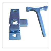 Image 1 of Door Lock Budget Universal 8mm sq hole to suit Lever Tee handle or T Key