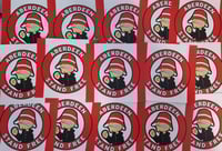 Image 1 of Pack of 25 10x10cm Aberdeen Stand Free Football/Ultras Stickers.