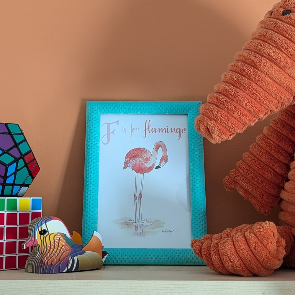 Image of F is for Flamingo