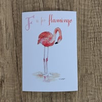Image 2 of F is for Flamingo