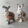 Retro spotty donkeys