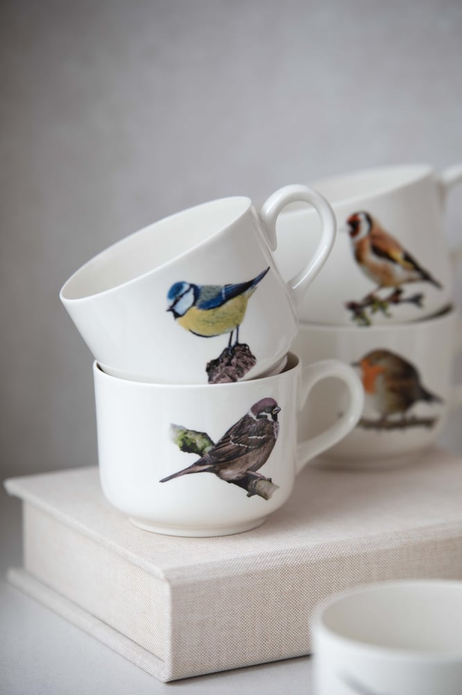 Image of Kopp med blåmeis