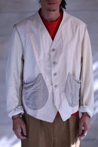 Image 4 of Tomorrow Traveller Jacket Reverse - off White Mix