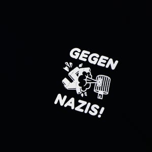 Image of Black Edition: UP X Random Above Reason "WE LOVE TAGS AND HATE NAZIS" Shirt