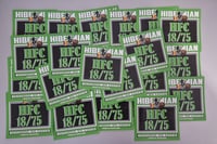Image 1 of Pack of 25 7x7cm Hibs, Hibernian Sunshine On Leith Football/Ultras Stickers.