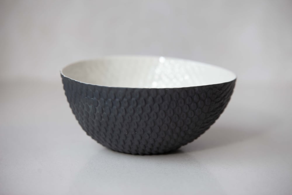 Image of Badehette skål svart
