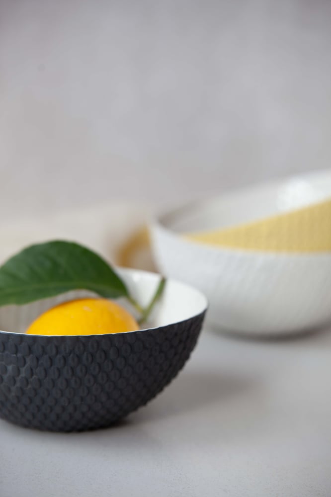 Image of Badehette skål svart