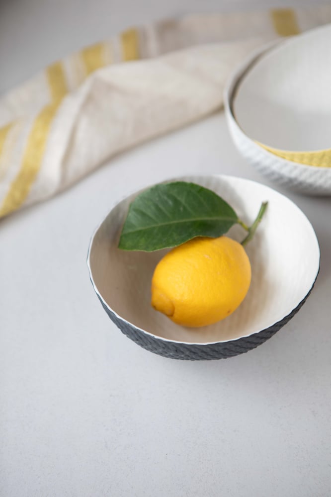 Image of Badehette skål svart