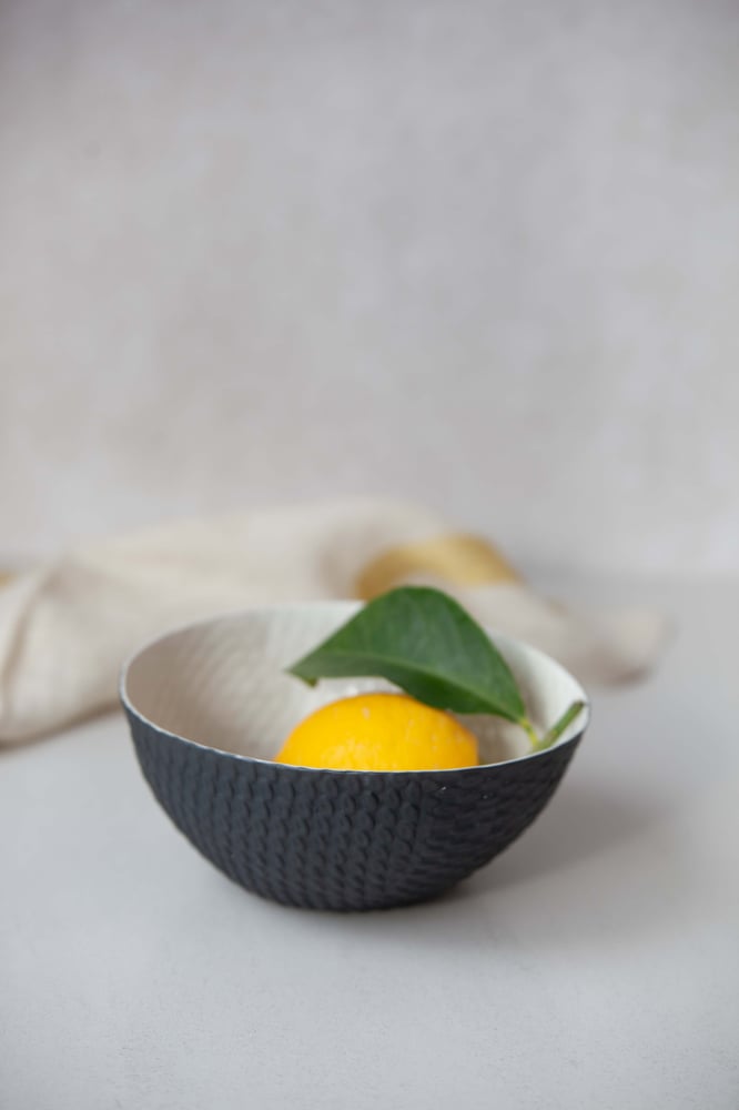 Image of Badehette skål svart