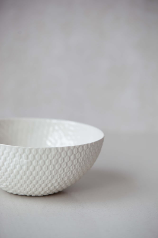 Image of Badehetteskål hvit