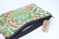 Image 2 of African Print Gold Clutch Bag