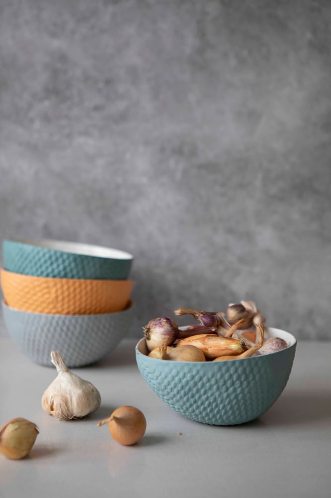 Image of Badehette skål oransje