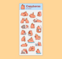 Image 1 of Capybara - Feuille sticker