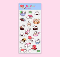 Image 1 of Chat sushi - Feuille stickers