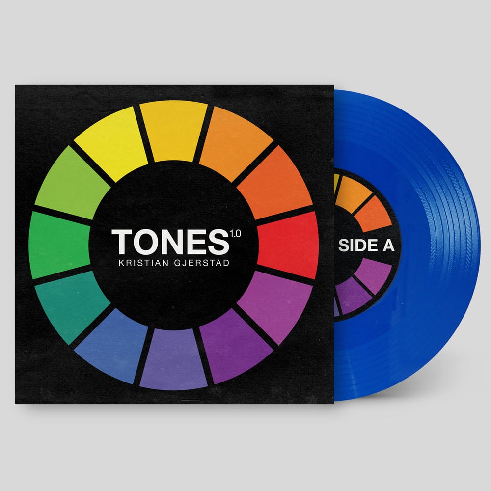7" Vinyl (Blue vinyl) - Tones 1.0 by Kristian Gjerstad