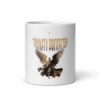 Image 2 of DIVINELY PROTECTED White glossy mug
