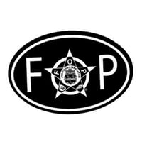  Fraternal Order Of PoliceOval Sticker/Decal - 6x6in