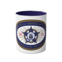 Image 1 of Blue & White FOP Associate Coffee Mug 