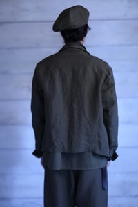 Image 5 of The Gardener Jacket - Khaki linen