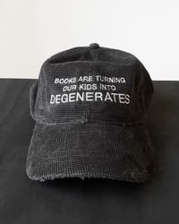 Image 1 of DEGENERATES 6-PANEL VELVET HAT