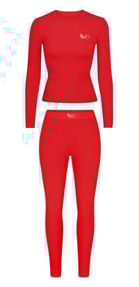 "It Girl" Original Red Two Piece Set