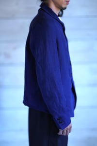 Image 6 of The Gardener Jacket - French Blue linen