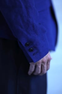 Image 7 of The Gardener Jacket - French Blue linen