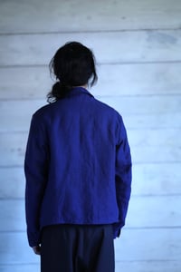 Image 8 of The Gardener Jacket - French Blue linen