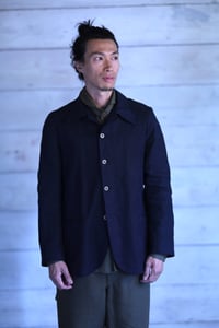 Image 5 of The Explorer Jacket - Navy linen