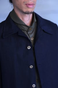 Image 8 of The Explorer Jacket - Navy linen