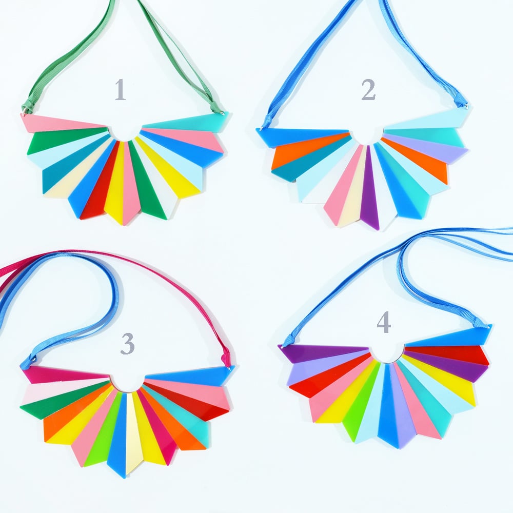 Image of Starburst Statement Necklaces 1 to 4