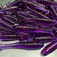 Image 1 of 2" Salty Ripper Paddle Tail Purple Haze Swimbait