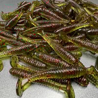 2" Salty Ripper Paddle Tail Watermelon Red Swimbait