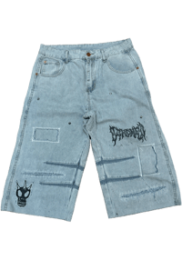 Image 2 of Pinstripe Shorts