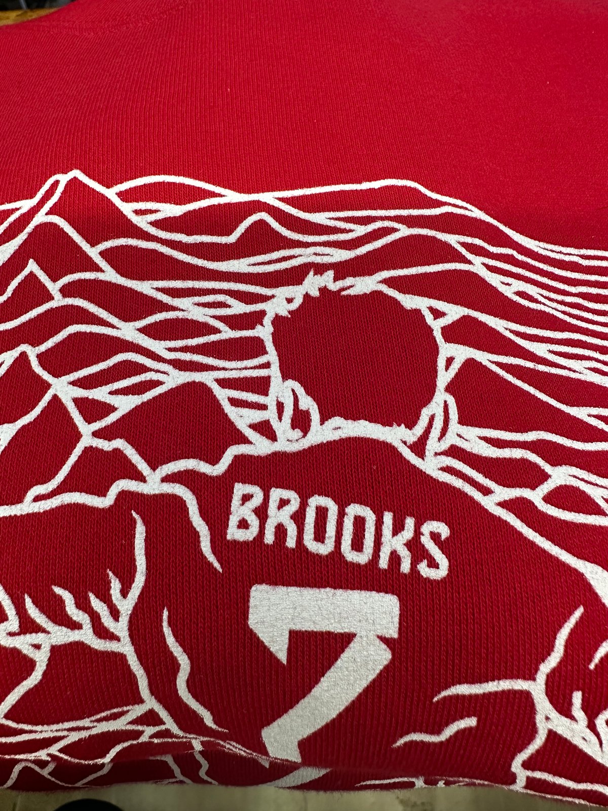 Image of “Brooks Will Tear you apart” Sweatshirt in Classic Red 