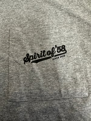 Image of Spirit of 58 Pocket Tee in Grey, Navy and in Black 