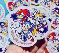 Image 1 of Sonic Heroes Vinyl Stickers