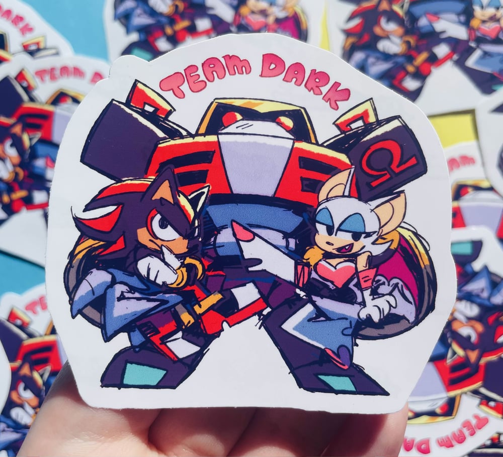 Sonic Heroes Vinyl Stickers