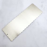 Image 6 of Large Metal Bookmark Blank for Laser Engraving. Premium Big Steel Bookmark with Curved sides