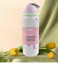 Image 3 of Owala Special Edition 32oz  FreeSip™️ Water Bottle “Tied And True Pink Bows”