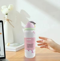 Image 4 of Owala Special Edition 32oz  FreeSip™️ Water Bottle “Tied And True Pink Bows”