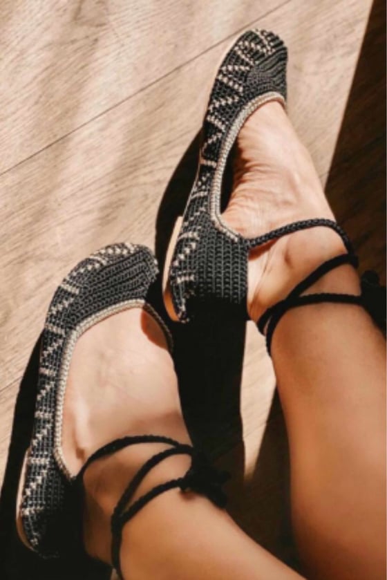 Image of Kashura Pepper Black ballerina high